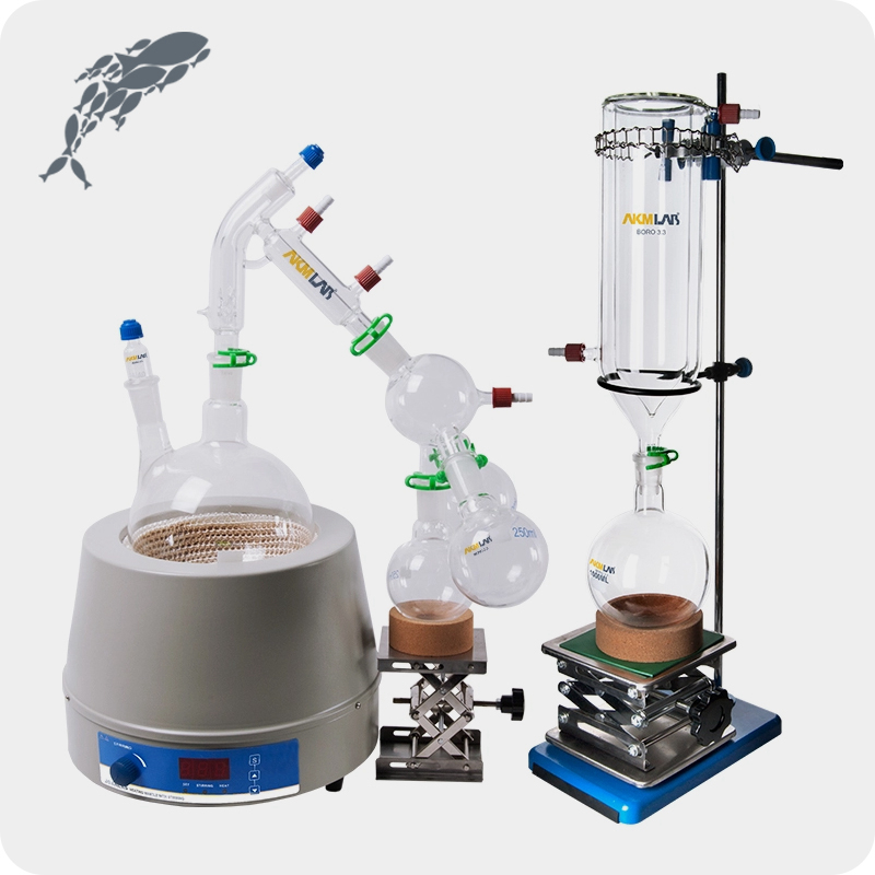 Ultrasonic Cleaner Lab - Kit de Vidraria para Destilação de