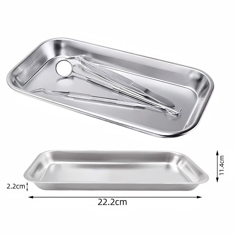 Medical Lab Instruments - Bandeja de Aço Inoxidável para Instrumentos