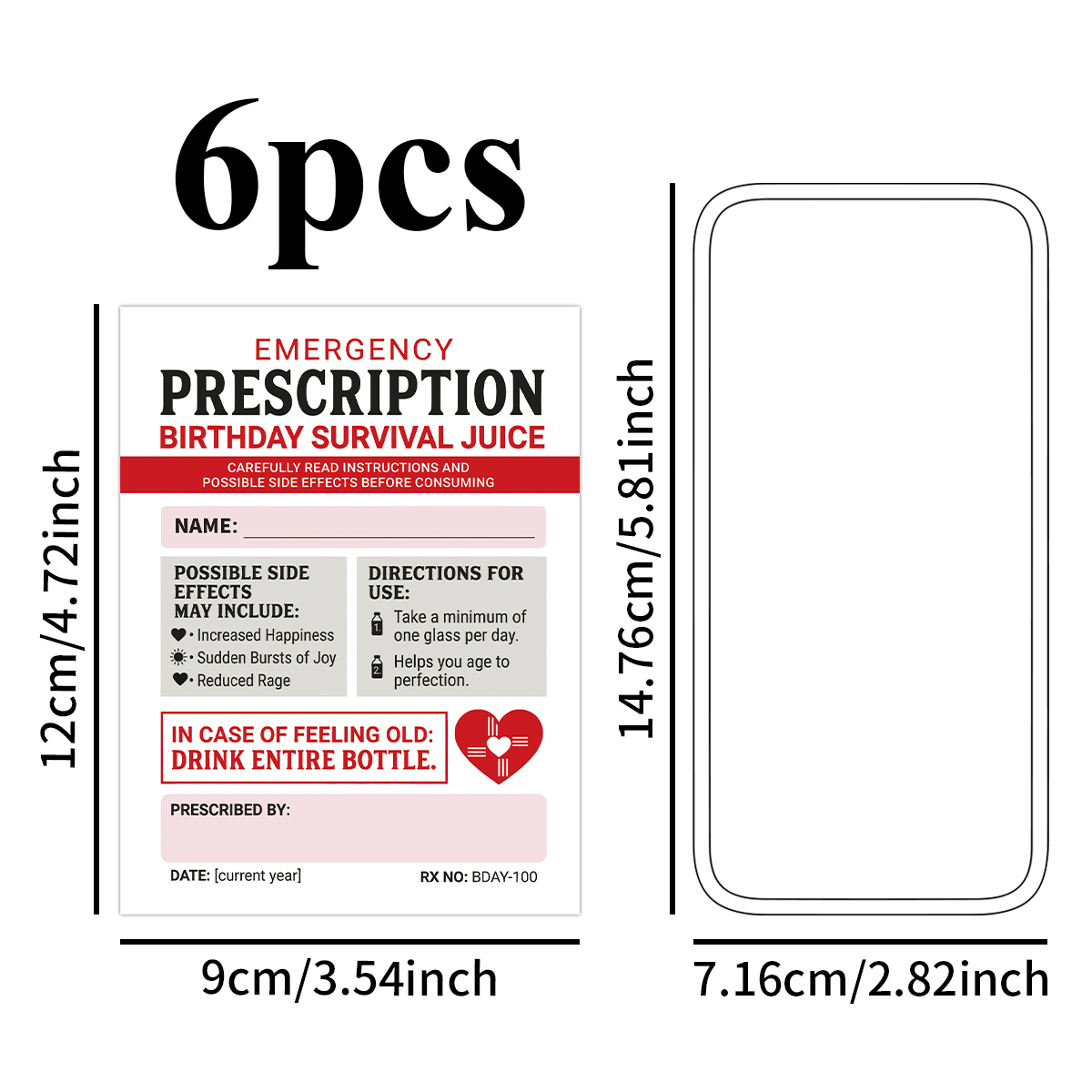 6 Etiquetas Divertidas para Ga - Medical Label avaliação e preço