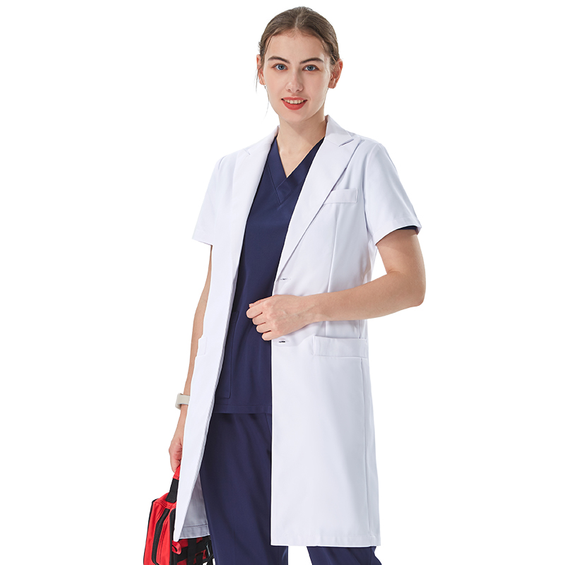 Jaleco Branco Feminino com Gol - Medical Lab Coat avaliação e preço