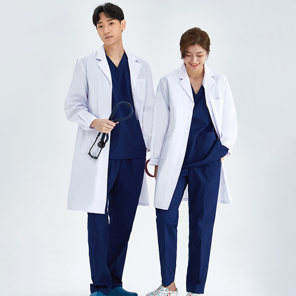 Unissex branco casaco de labor - Medical Lab Coat avaliação e preço
